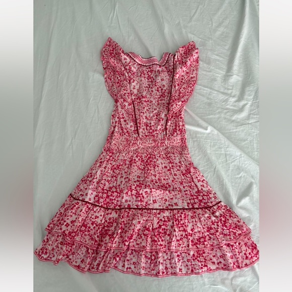 Poupette St. Barth Pink Floral Mini Dress - Picture 4 of 4